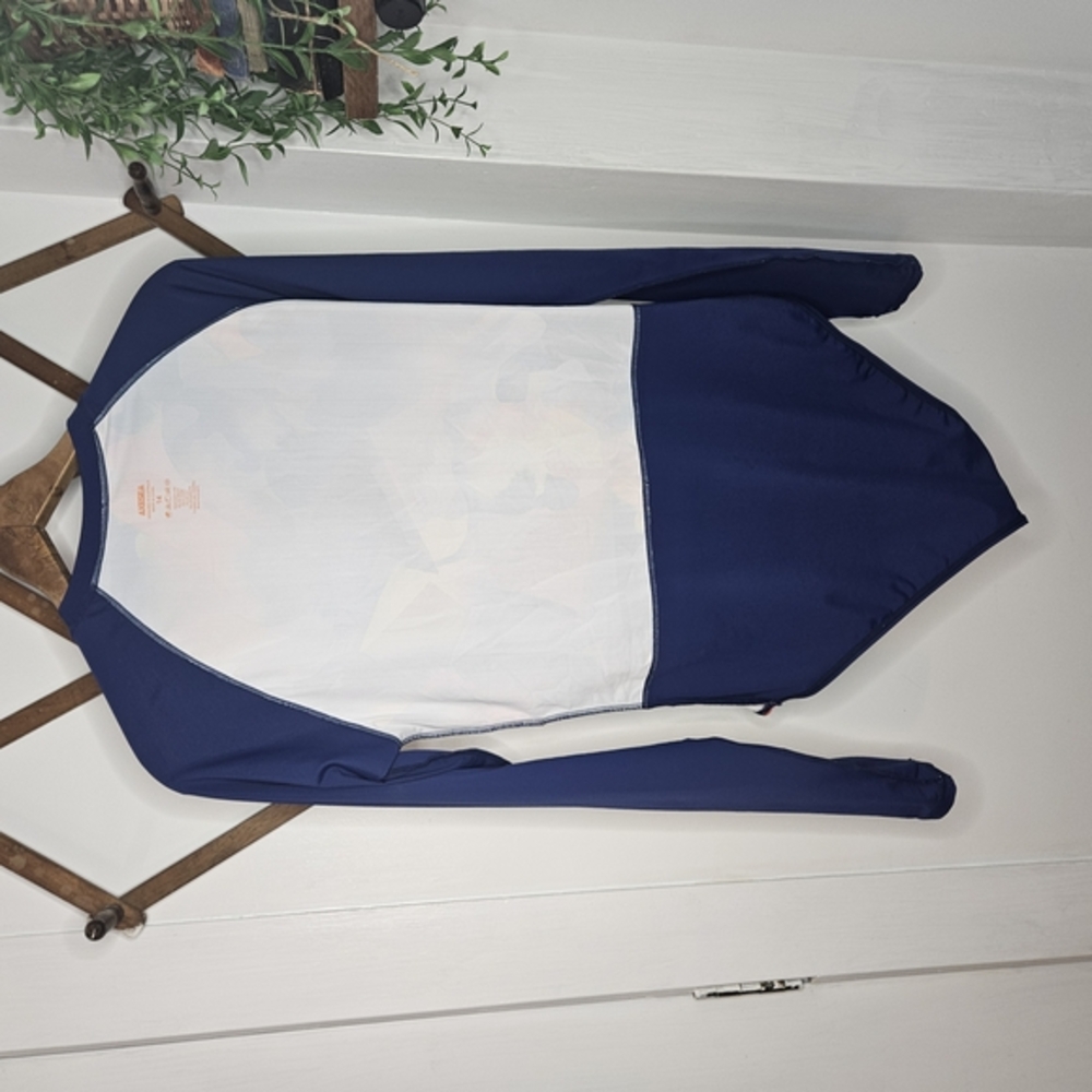 Axesea Siren Blue Long Sleeve One Piece Swimsuit  14 with Front Zipper UPF 50+‎ - Picture 10 of 13
